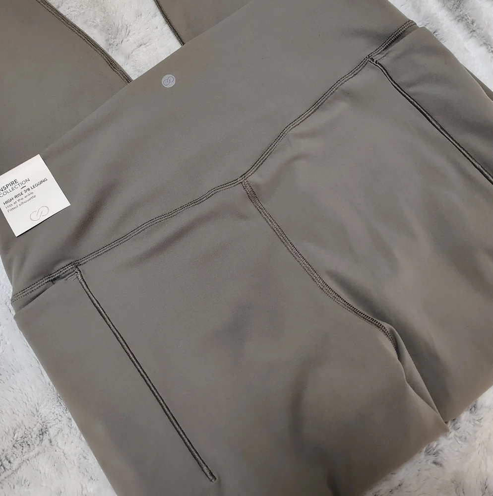 NWT CALIA Inspire Collection "Dark Grey" High-Rise 7/8 Legging Women's XL NEW!! - Picture 5 of 6